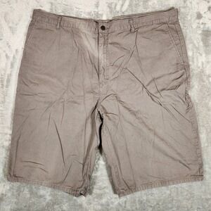 Dickies Shorts Men's 44X13 Chino Flat‎ Front Work Pant Utility Brown Ripstop